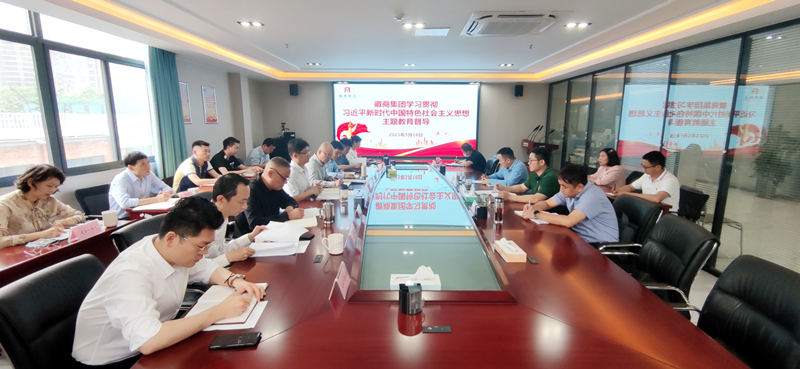 集团领导赴徽商物流开展主题教育、二季度党建经营包保督导和专题调研